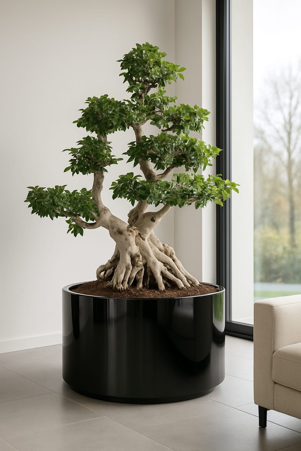 donica walec lakierowana